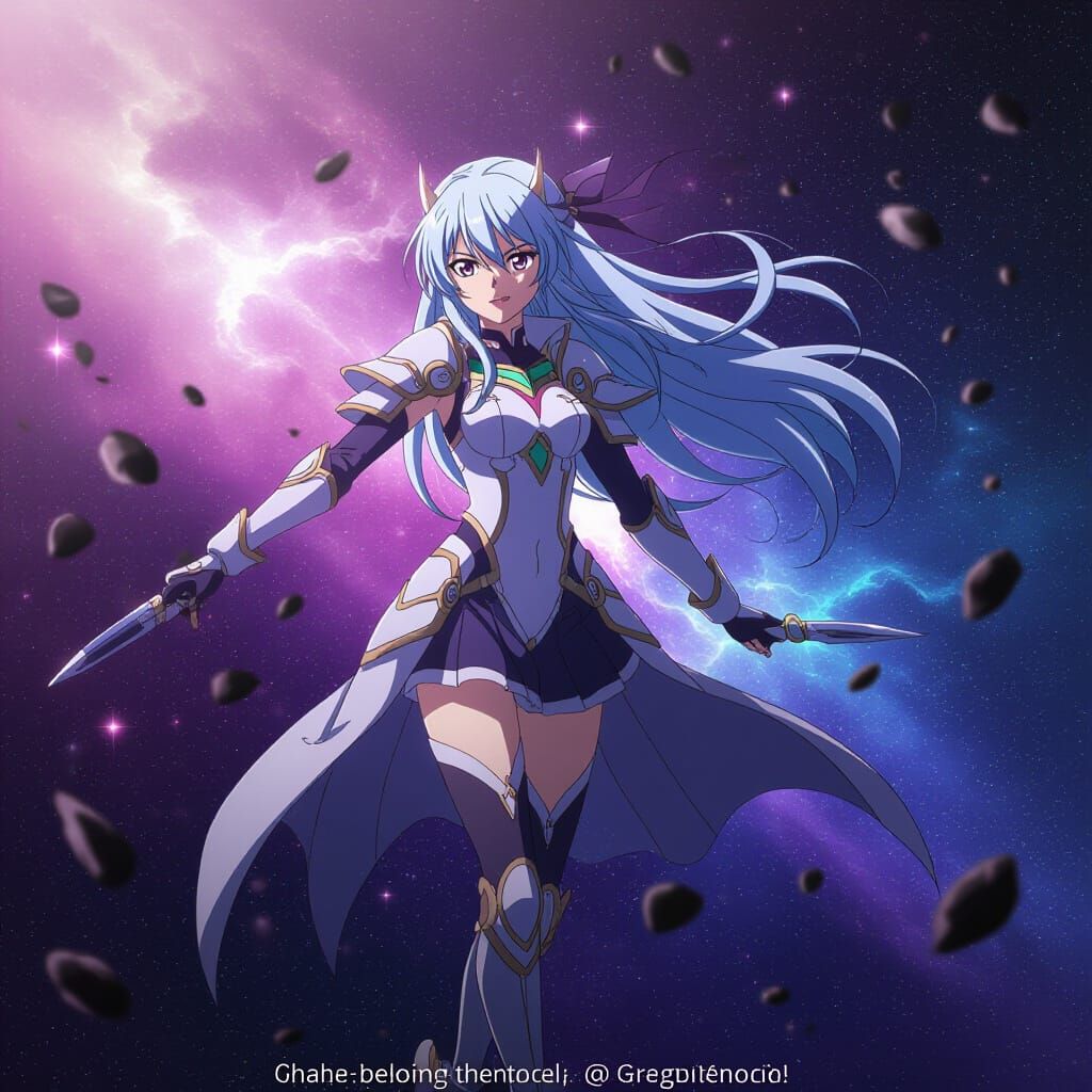 Anime-Style Ashes Among the Stars, Cel-Shaded Art