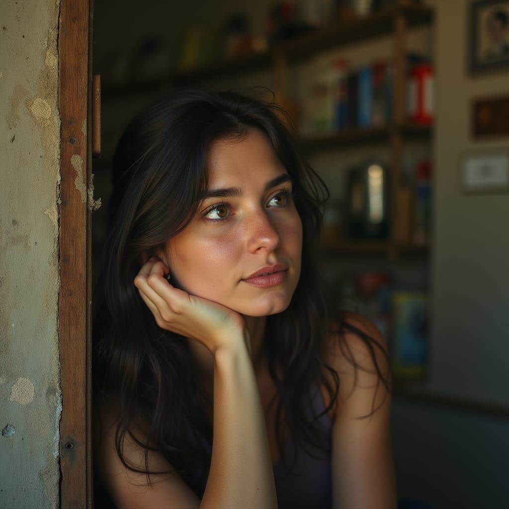 Lost in Contemplation, Surrounded by Everyday Life