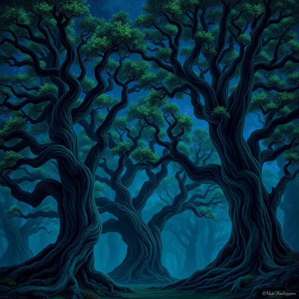 Ethereal Forest: A Matte Painting Dreamscape