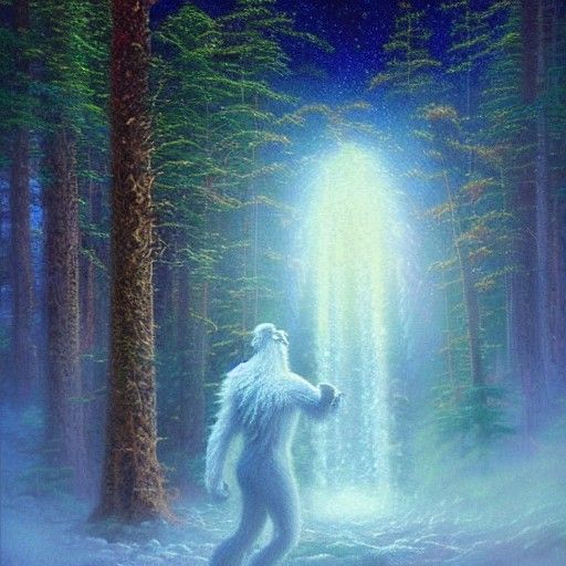 Astral Sasquatch Jumps Through Dimensional Portal