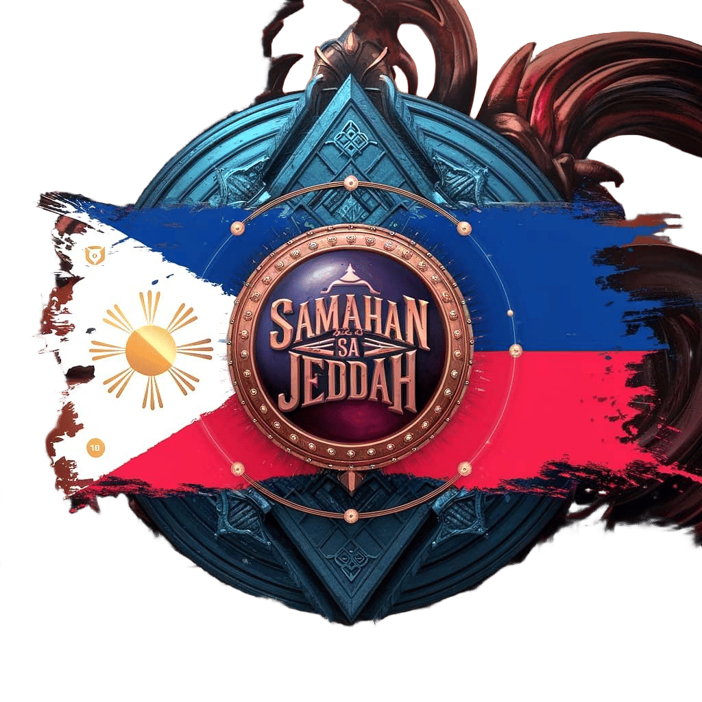 Epic Fantasy Scene with SAMAHAN SA JEDDAH Logo in Stunning 8...