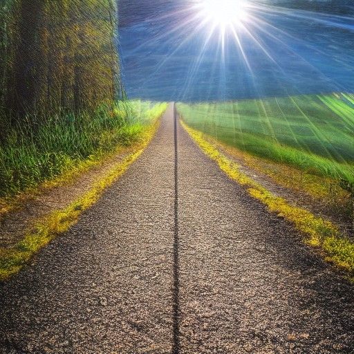 Divine Light: Heavenly Sunshine Beams Through Clouds
