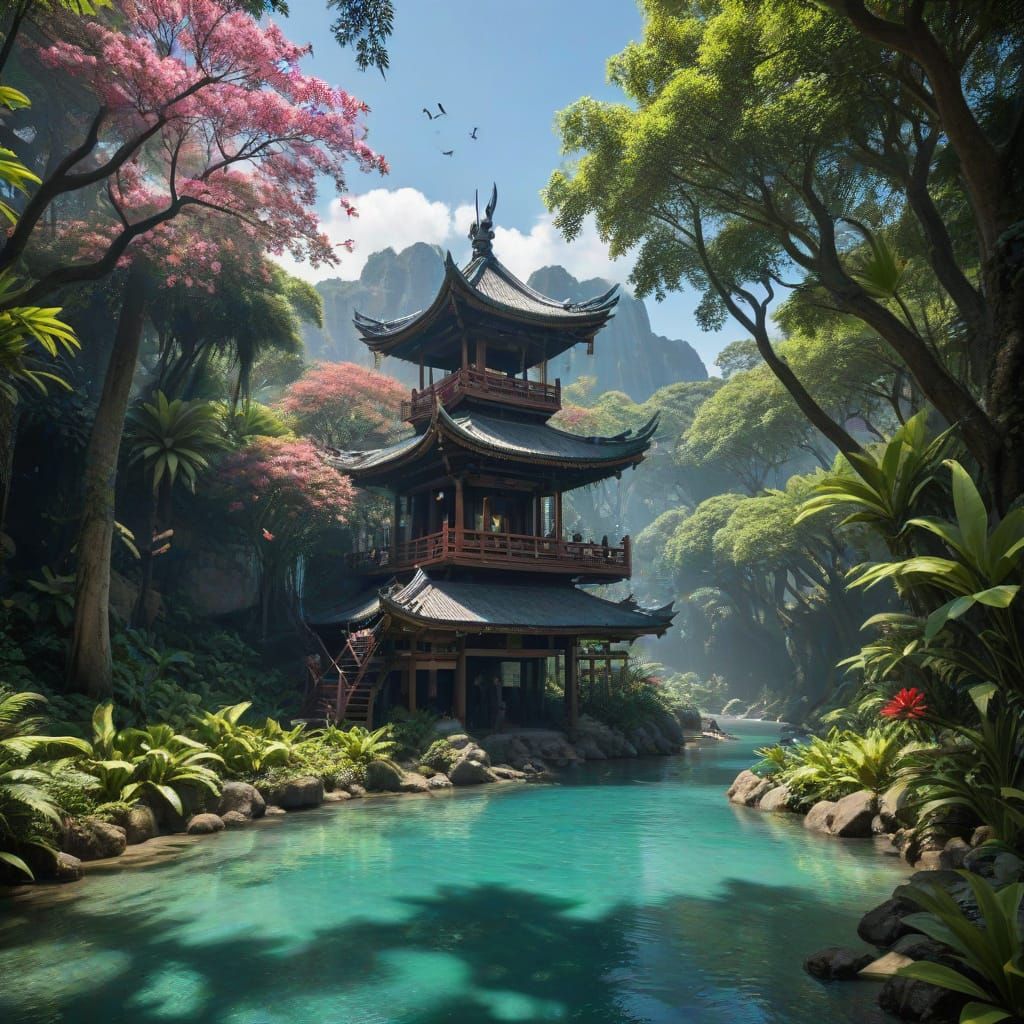 Ethereal Paradise in Heaven