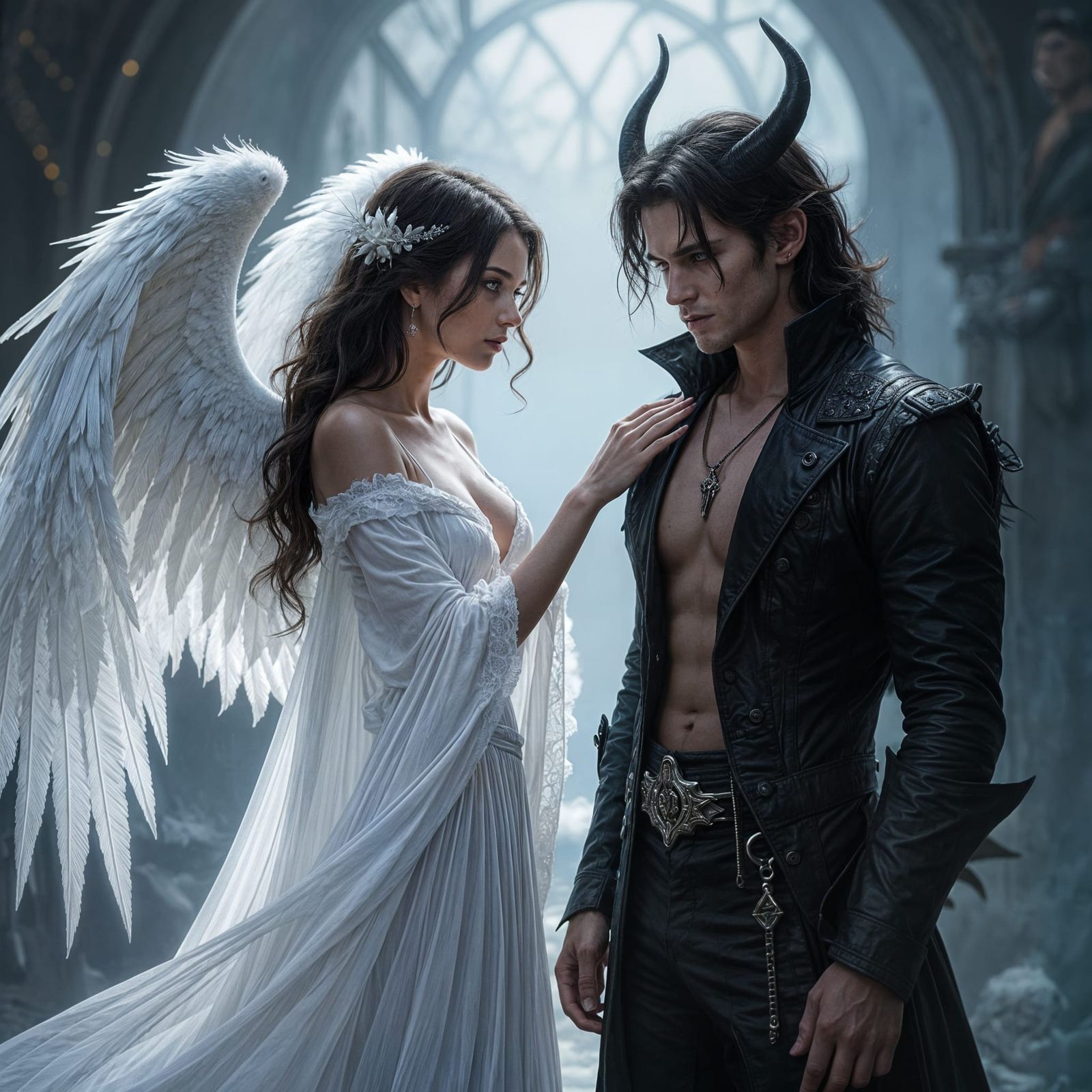 Angelic Woman and Demonic Male: A Study in Contrast