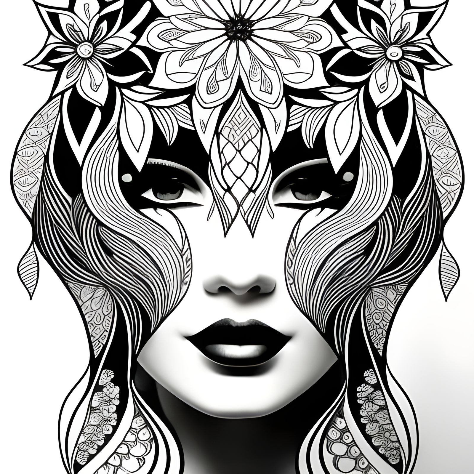 zentangle art to paint