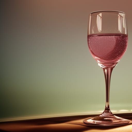 Sparkling Water in Pastel Glass: Digital Matte Painting