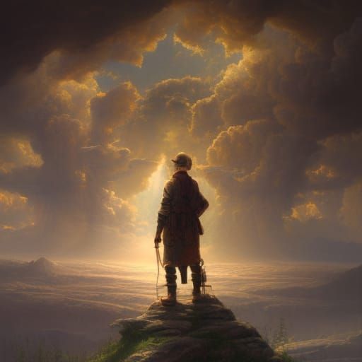 Eye Keyhole: Detailed Digital Matte Painting