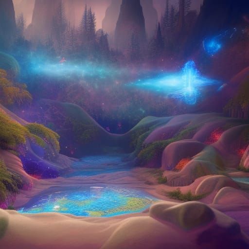 Cosmic Video Game Astral Art in 8K Resolution