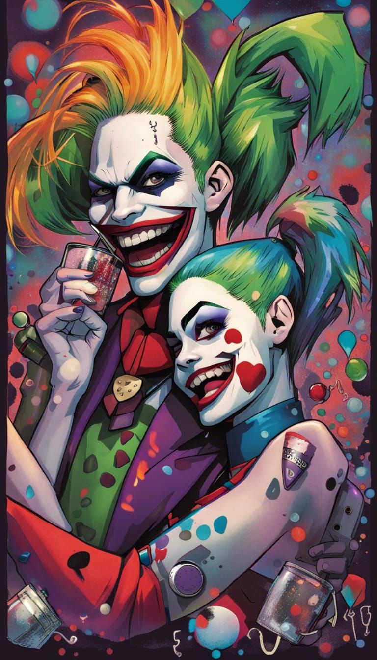 Harley Quinn and Joker: Crazy World, Happy Life