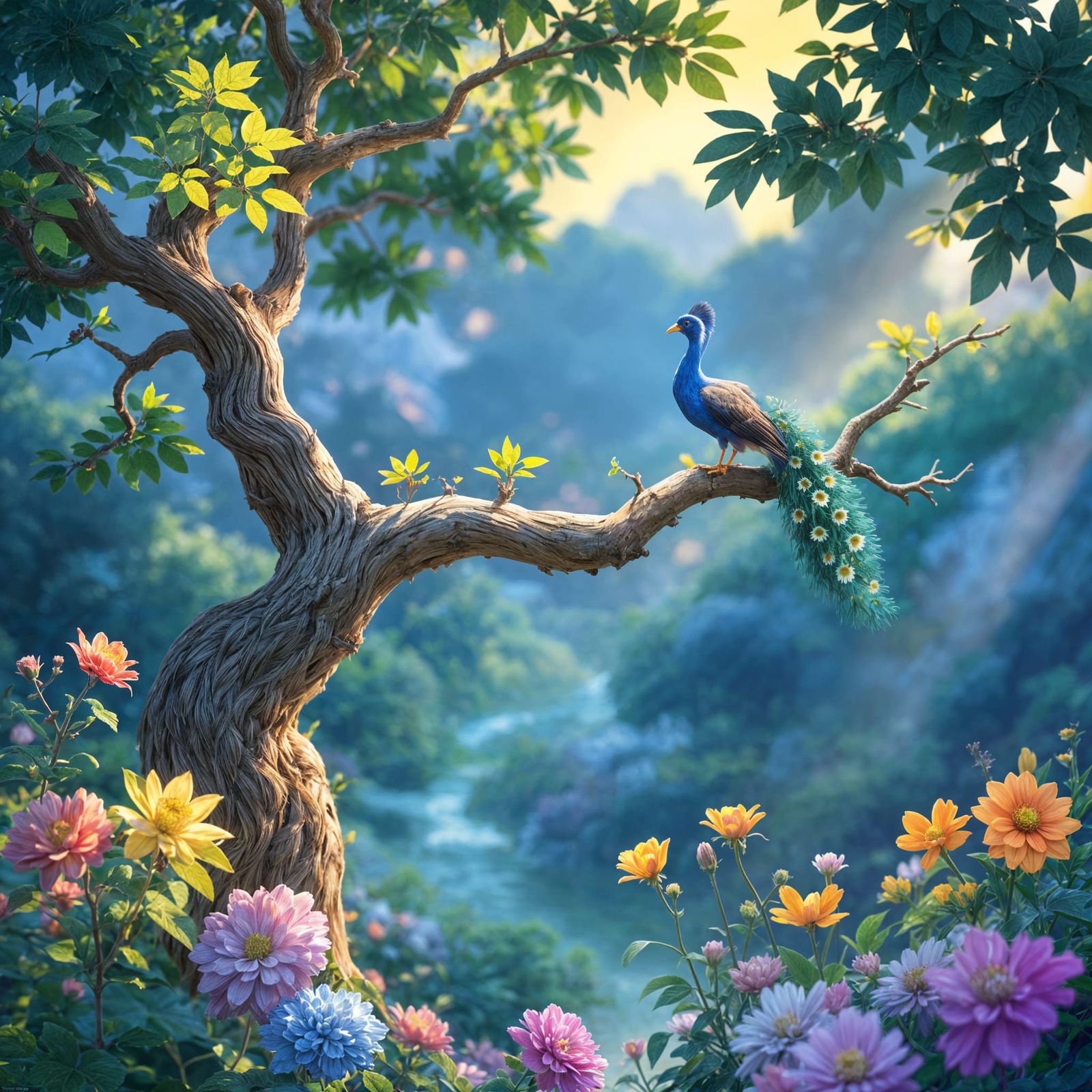 Abstract Beauty Generated by AI