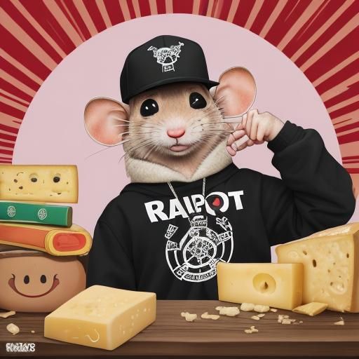 Rapping Rat Poses for a Photo