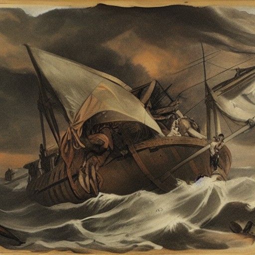 Futuristic Graffiti 'Raft of the Medusa' Art