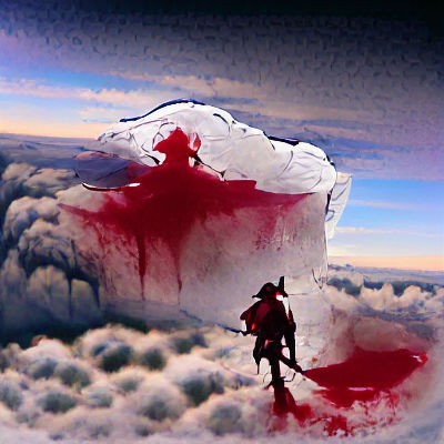 Intense Close-Up of Blood Spatter