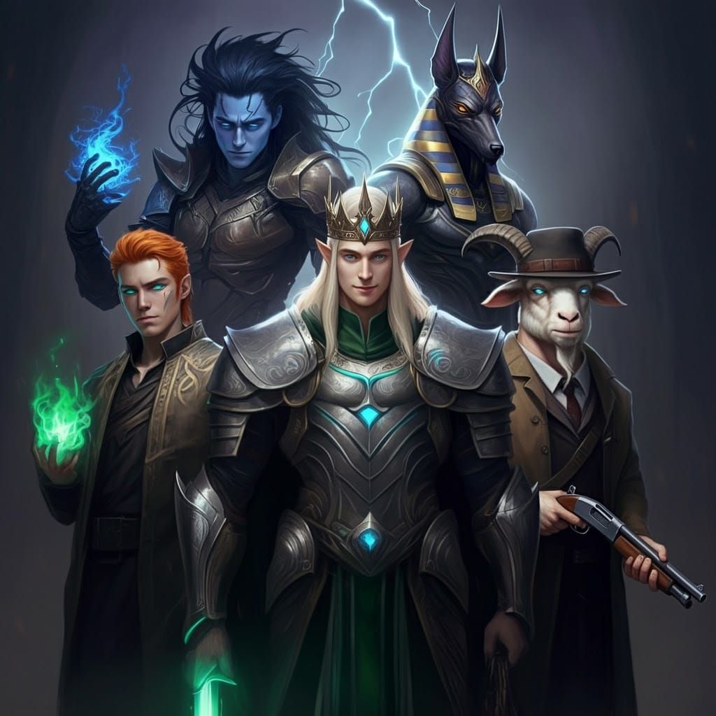 Mythological Gods and Divine Figures Assemble