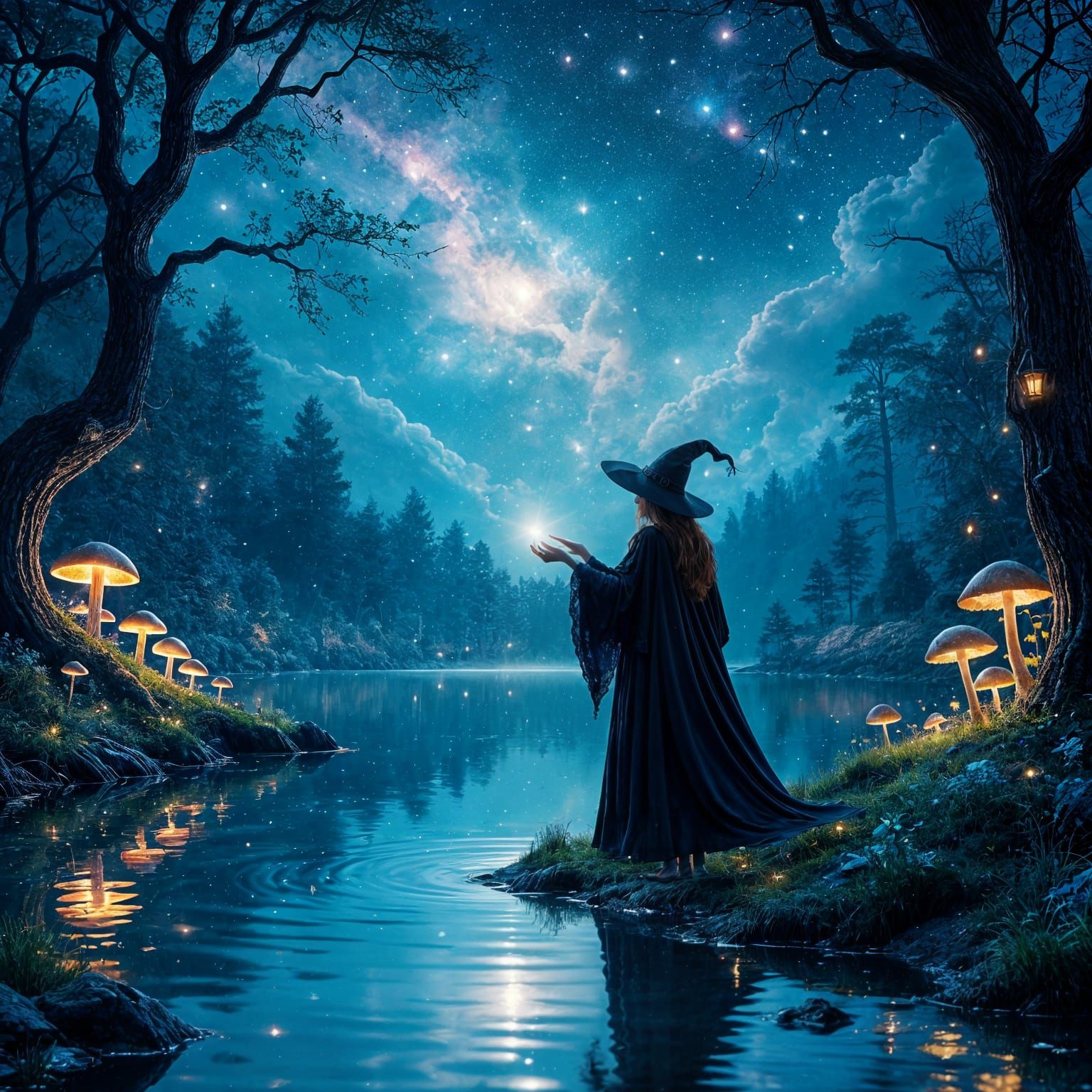 Witch by Nebula Lake, Starlight Spell