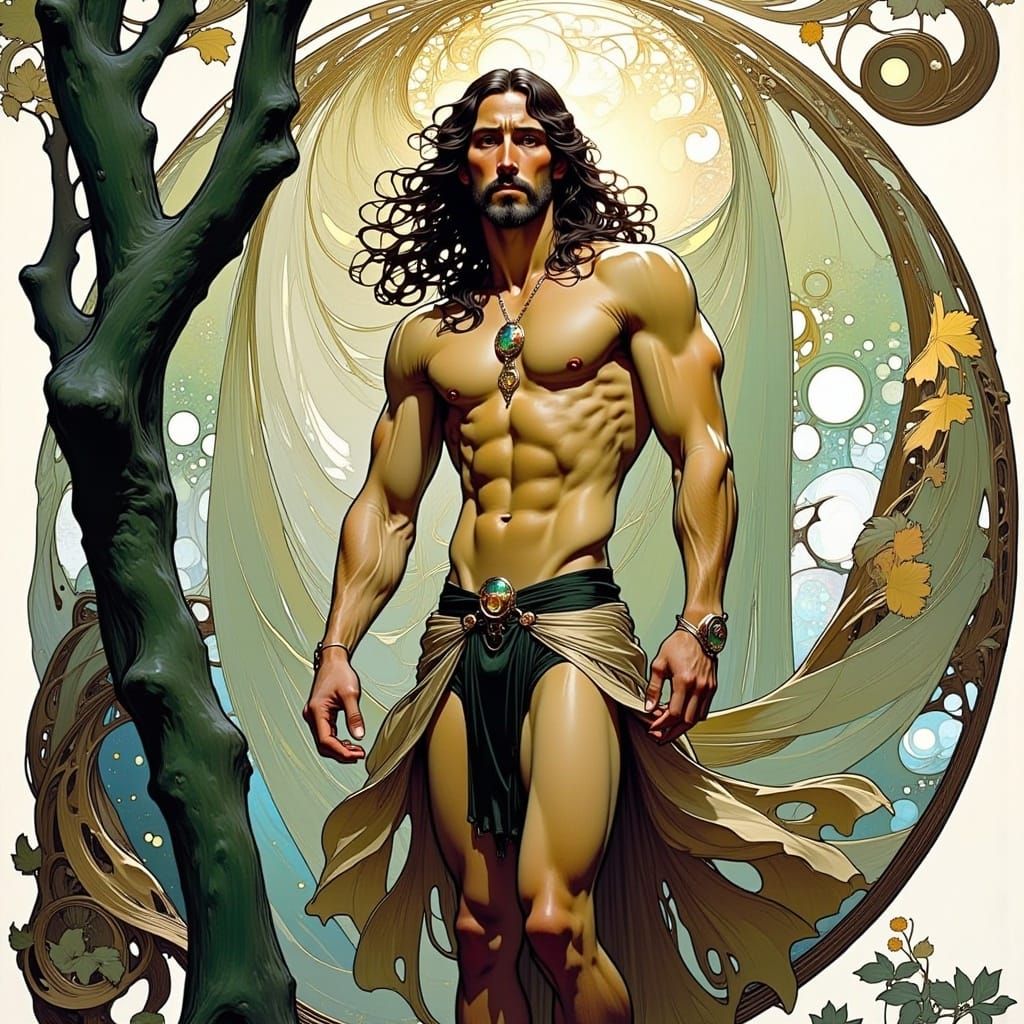 Tarzan in Art Nouveau Style