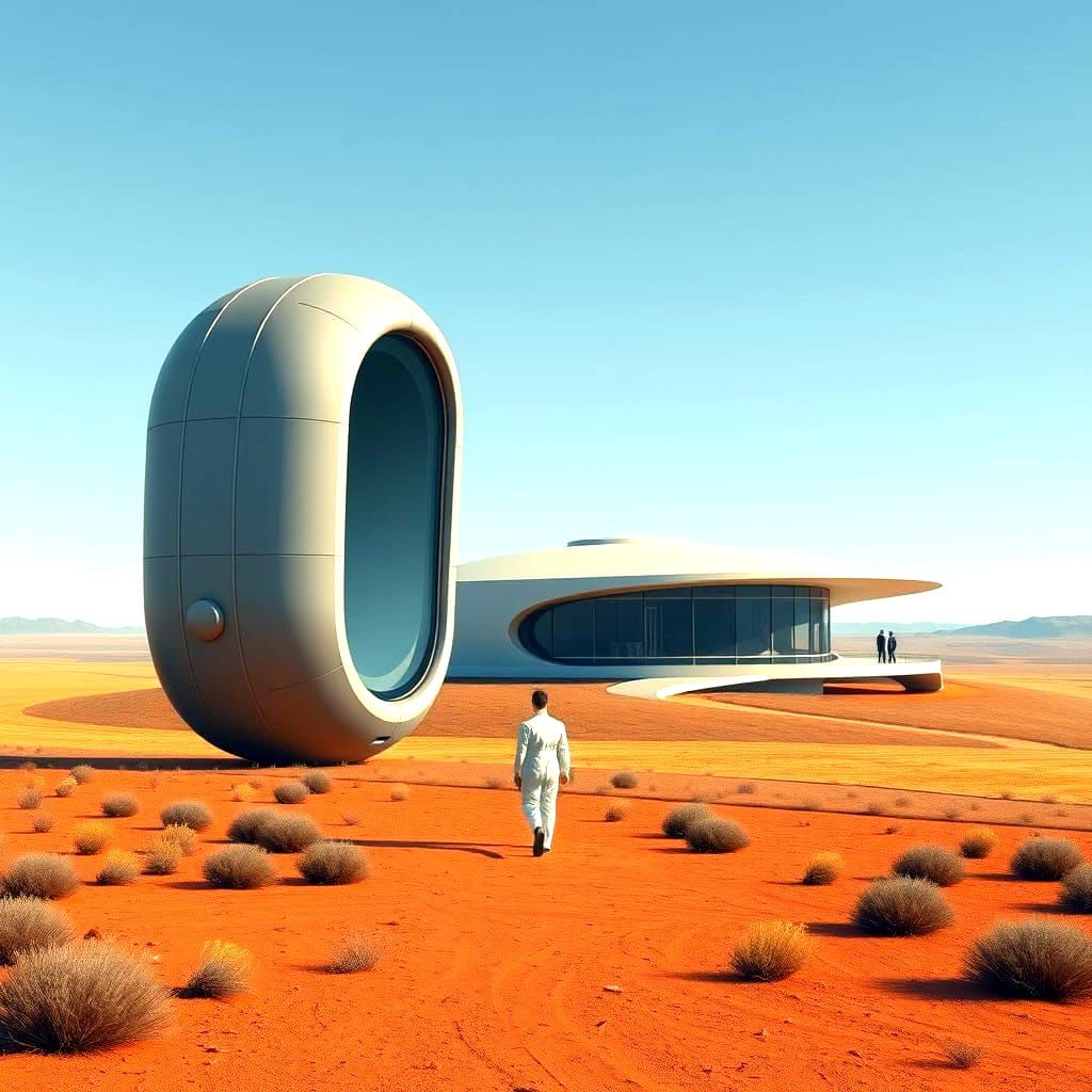 Frank Lloyd Wright-Inspired Prairie House Meets Futuristic S...