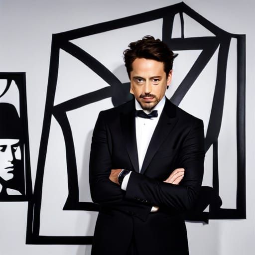 Picasso-esque Silhouette: A Mysterious Portrait