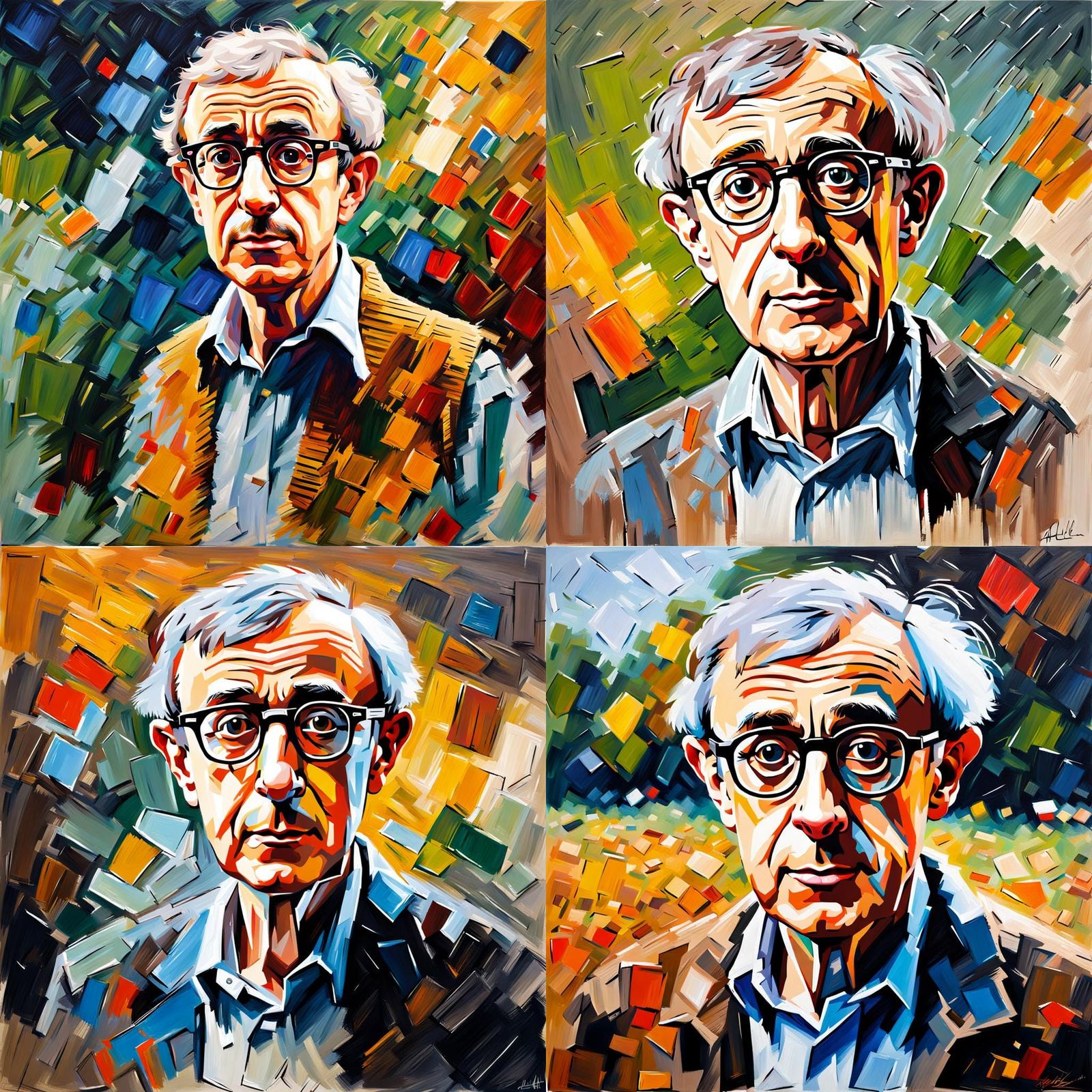 Impressionistic Oil Portrait