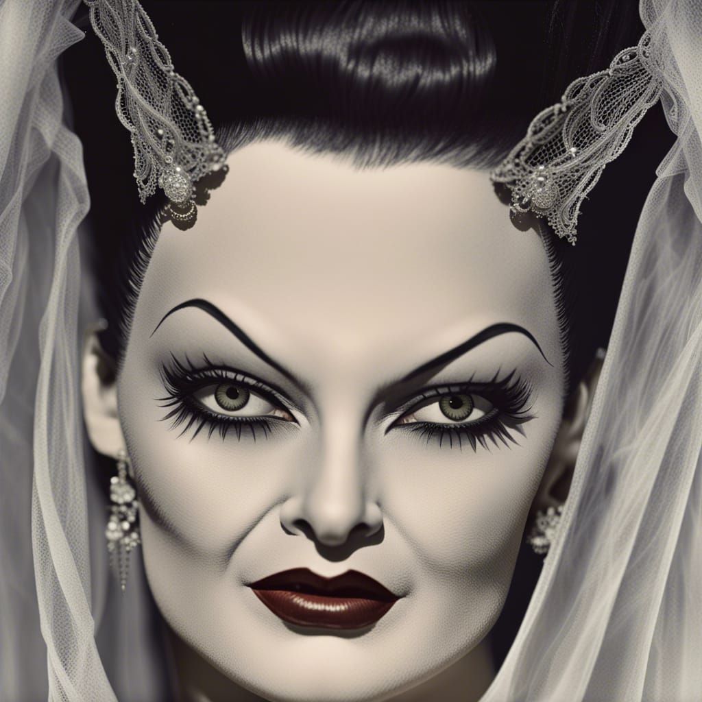 Yvonne De Carlo as Lily Munster in Costume