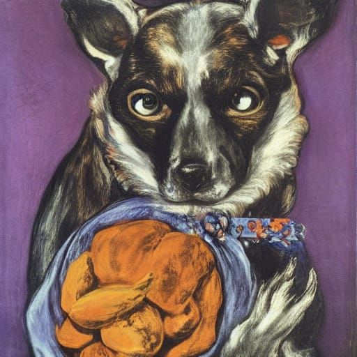 Surreal Animal Portrait in Abstract Style