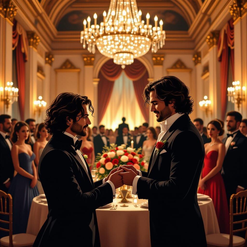 Pedro Pascal Declines Proposal in Opulent Ballroom