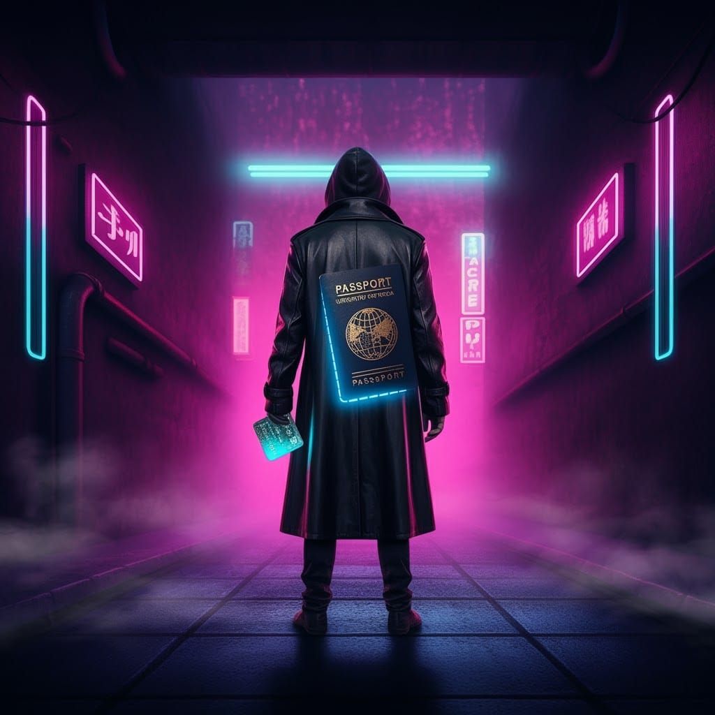 Passport to the Underworld in Cyberpunk Style
