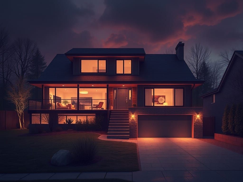 Surreal Modern Abode Amidst Paranormal Chaos