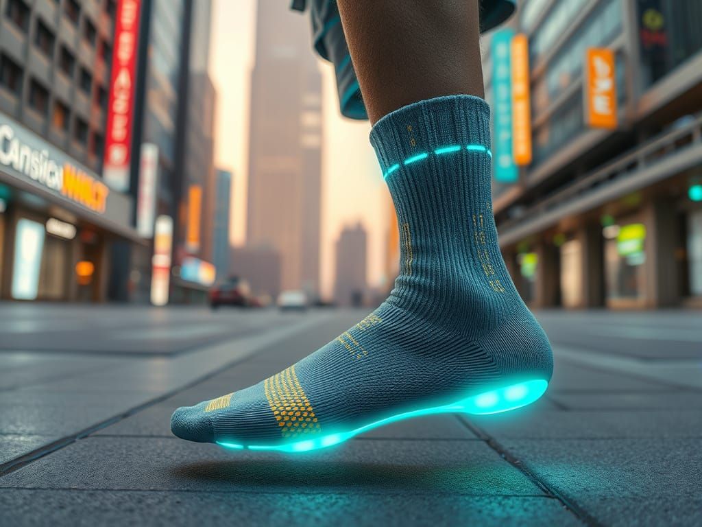 Hover Socks Powered Using Body Electrolysis
