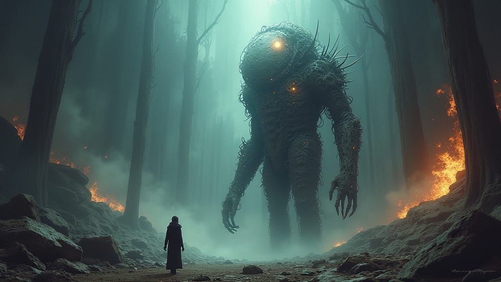 Ethereal Mechanical Minds in Fantasy Artwork