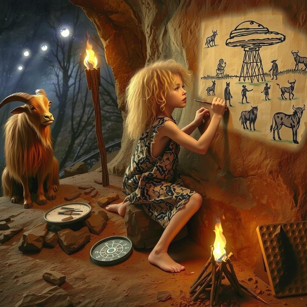 Ancient Cave Painter Depicts Majestic Bison in Earthy Pigmen...