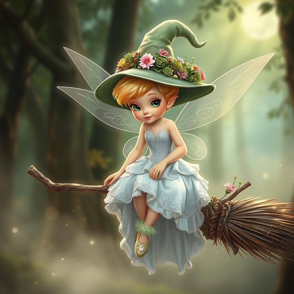 Tinkerbell as Ethereal Forest Witch