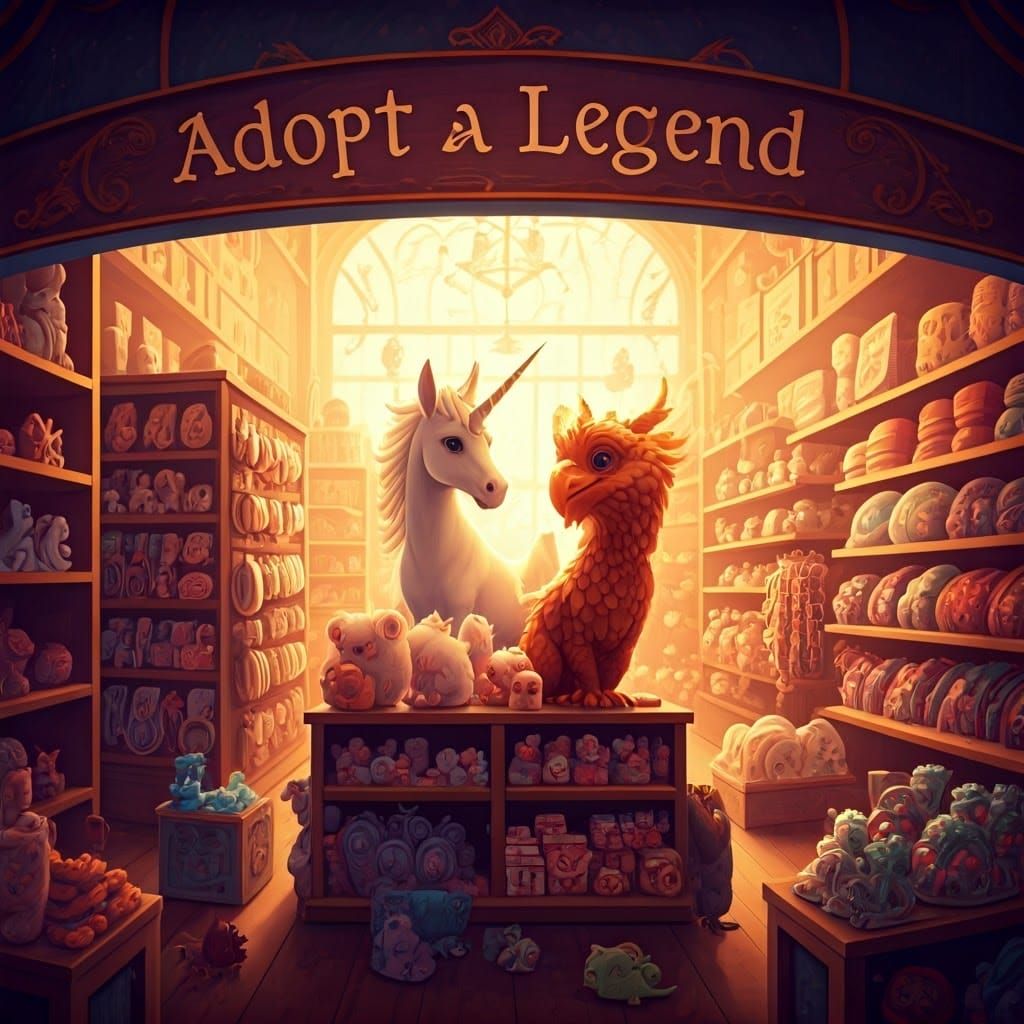 Enchanted Pet Store Filled with Majestic Mythical Creatures