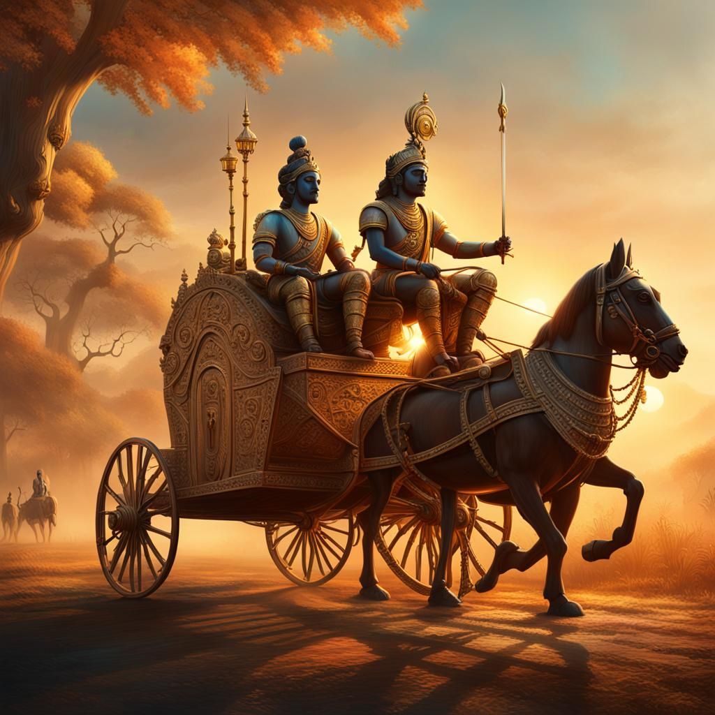 Epic Conversation in a Golden Sintashta Chariot Scene