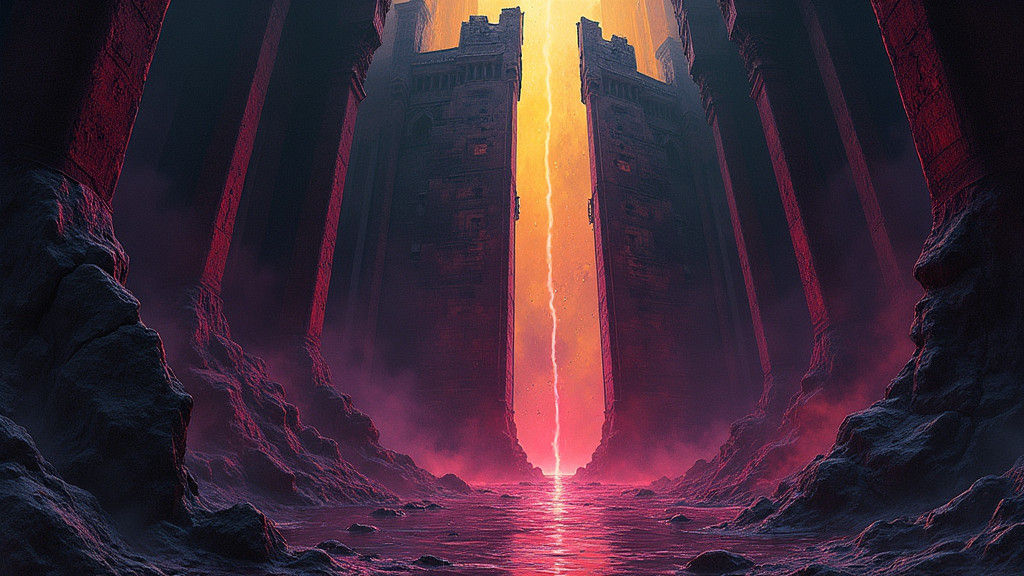 Infernal Gates: A Dark Fantasy Concept Art