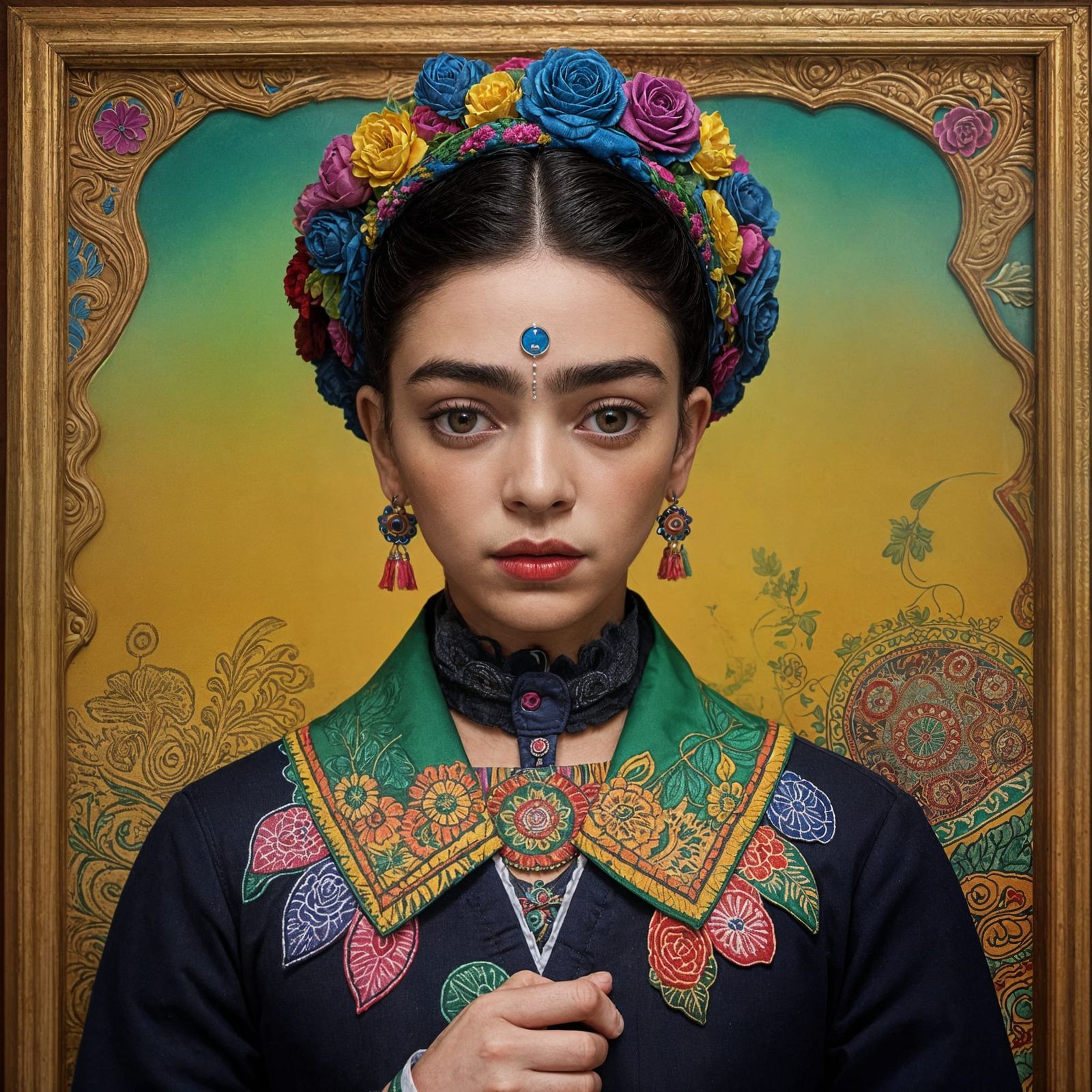 Frida Kahlo Inspired Boys School Uniforms in Vibrant Mexican...