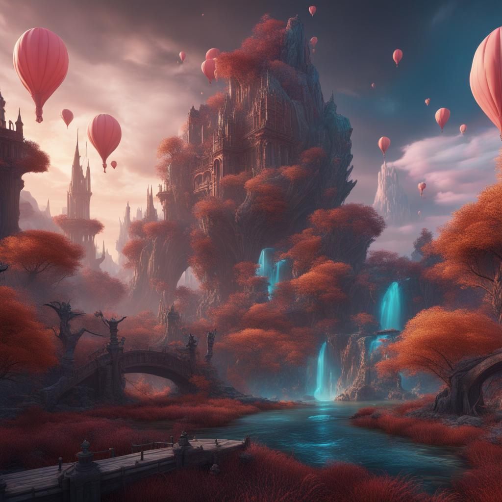 Fantastical Love Flow Journey in Deep Color