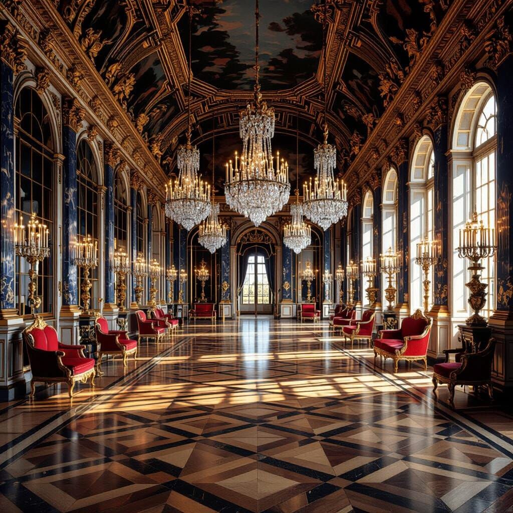 Baroque Ballroom Grandeur in Versailles