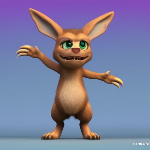 Dinosaur Eevee Character Concept Art