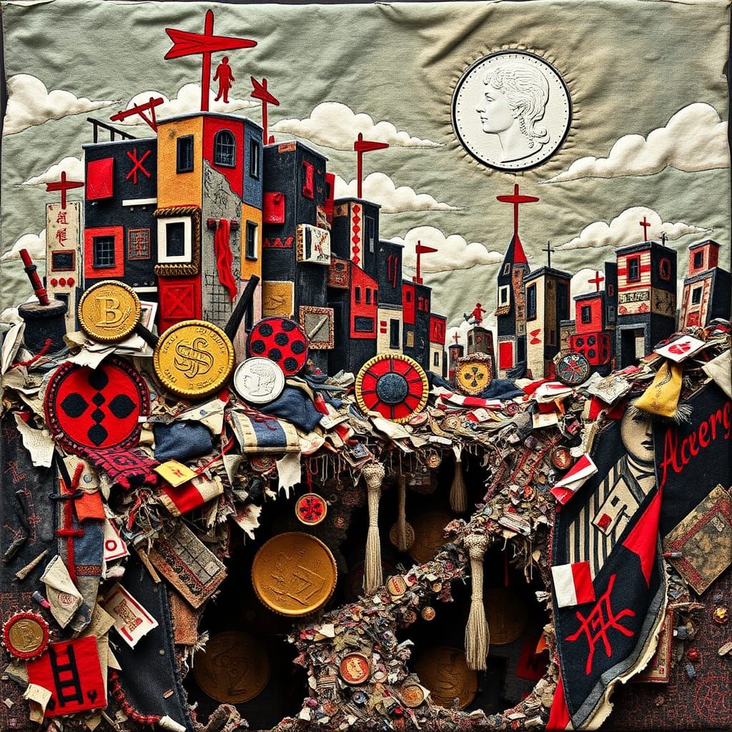 Fractal Fabric City: A Constructivist Yarn Artscape