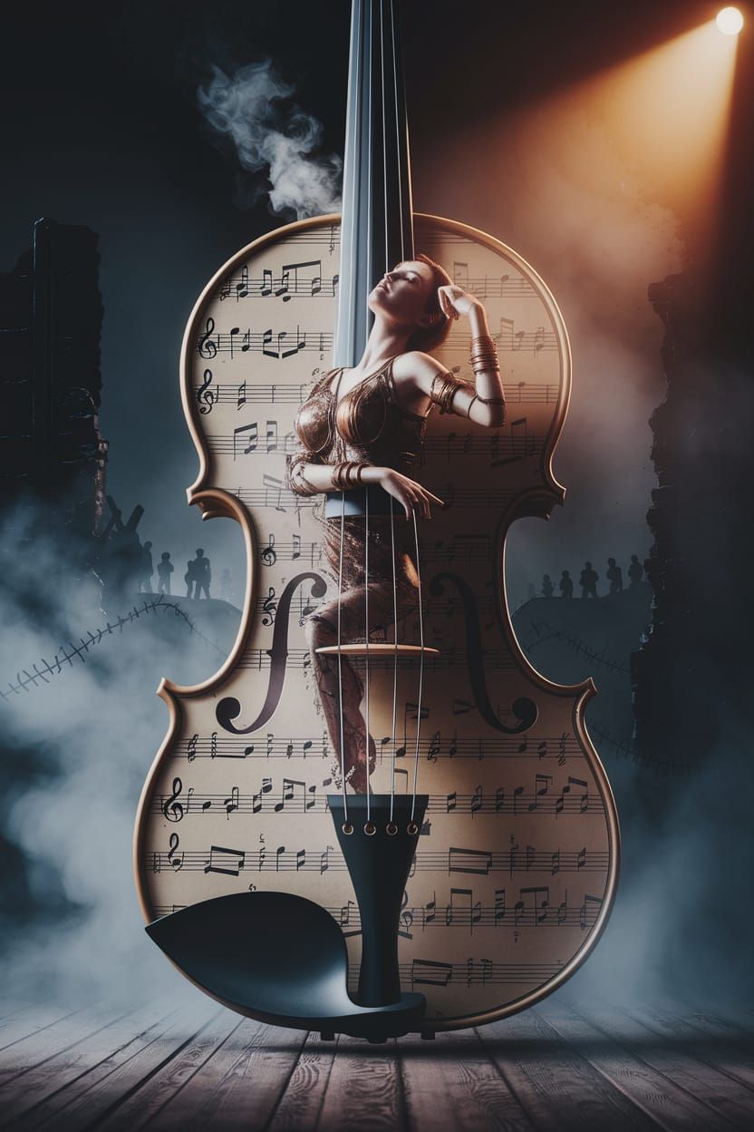 Steampunk Mechatron's Double Exposure Dance