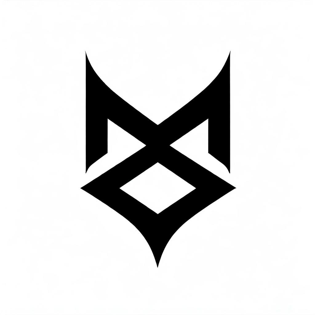 Warhammer 40K Logo in Futuristic Style