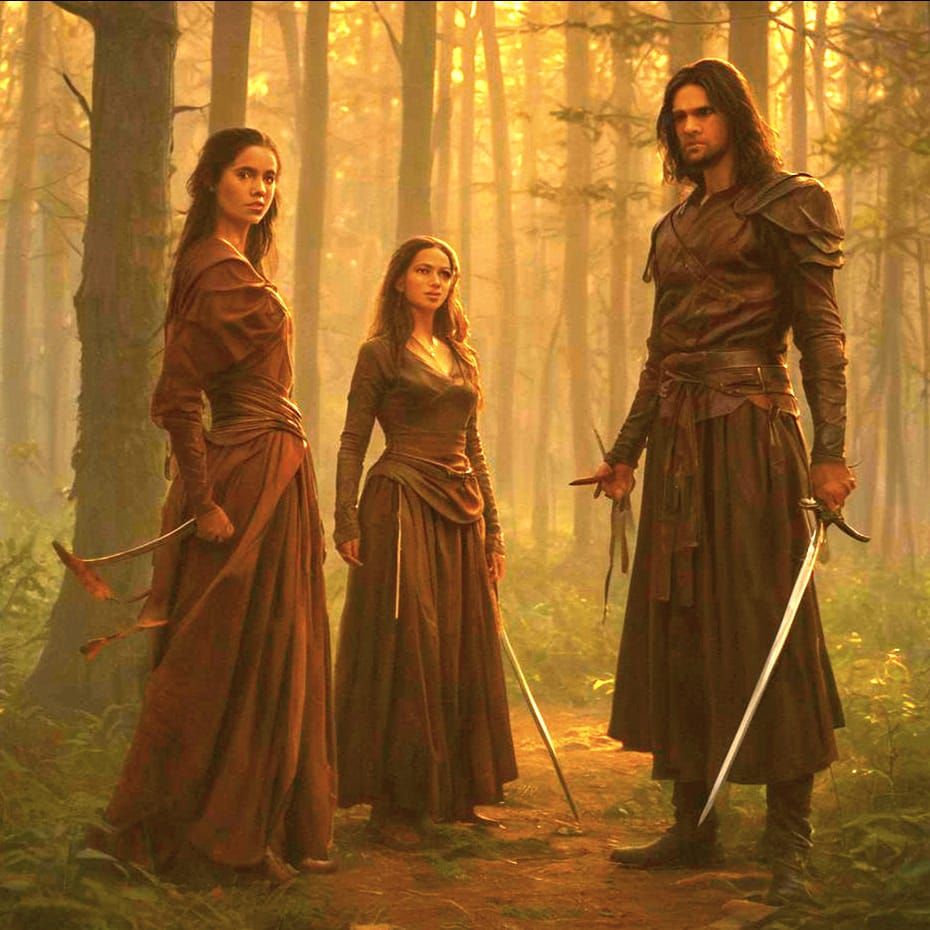 Fantasy Art Illustration of Adventuring Party