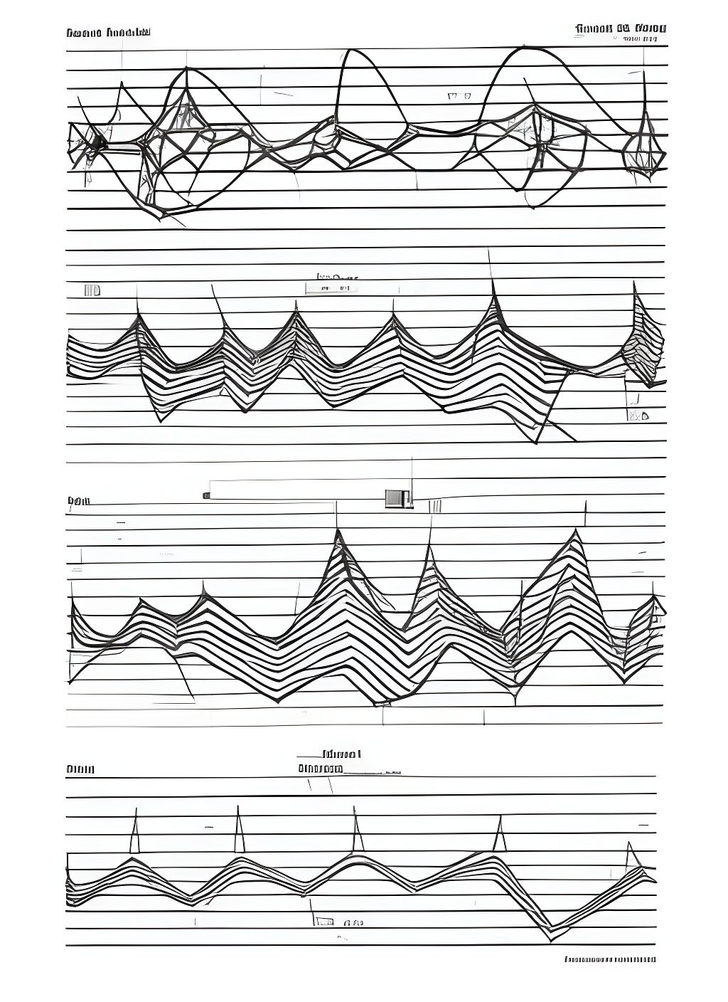 Complex 3D Music Graphic Score Inspired by Xenakis