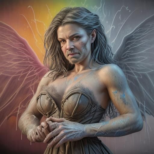 Epic Battle of Good vs Evil: Graffiti Art