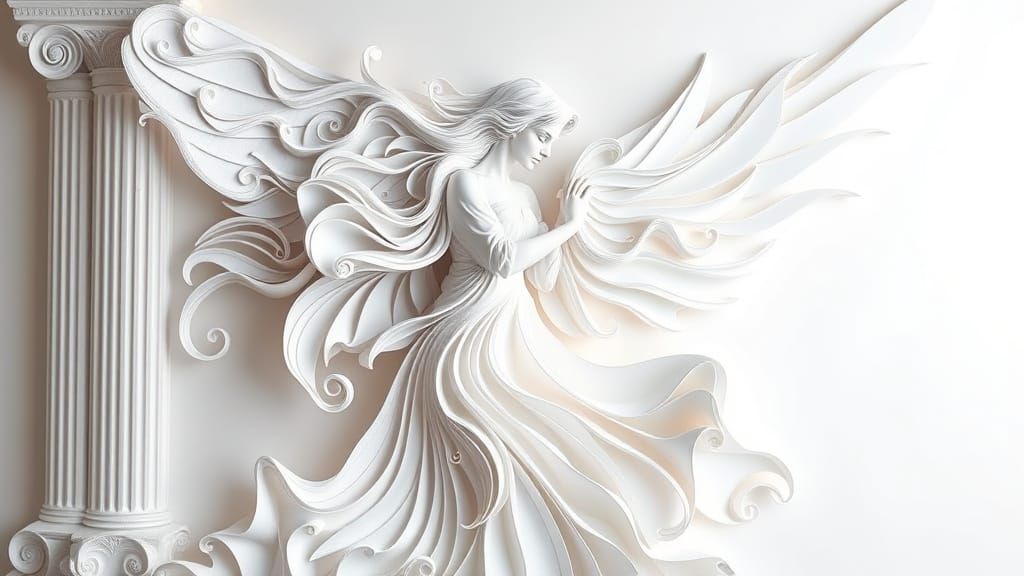 Angel in prayer