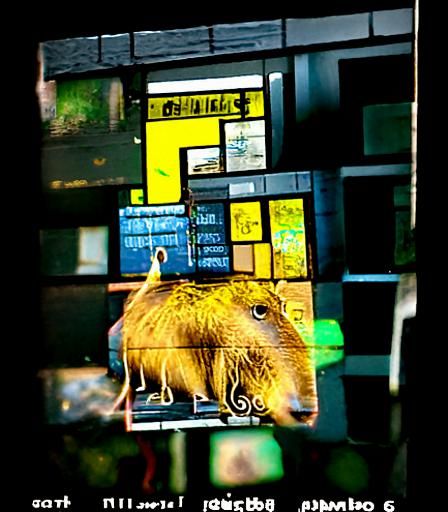 Detailed Capybara Matte Painting in Fantasy Style