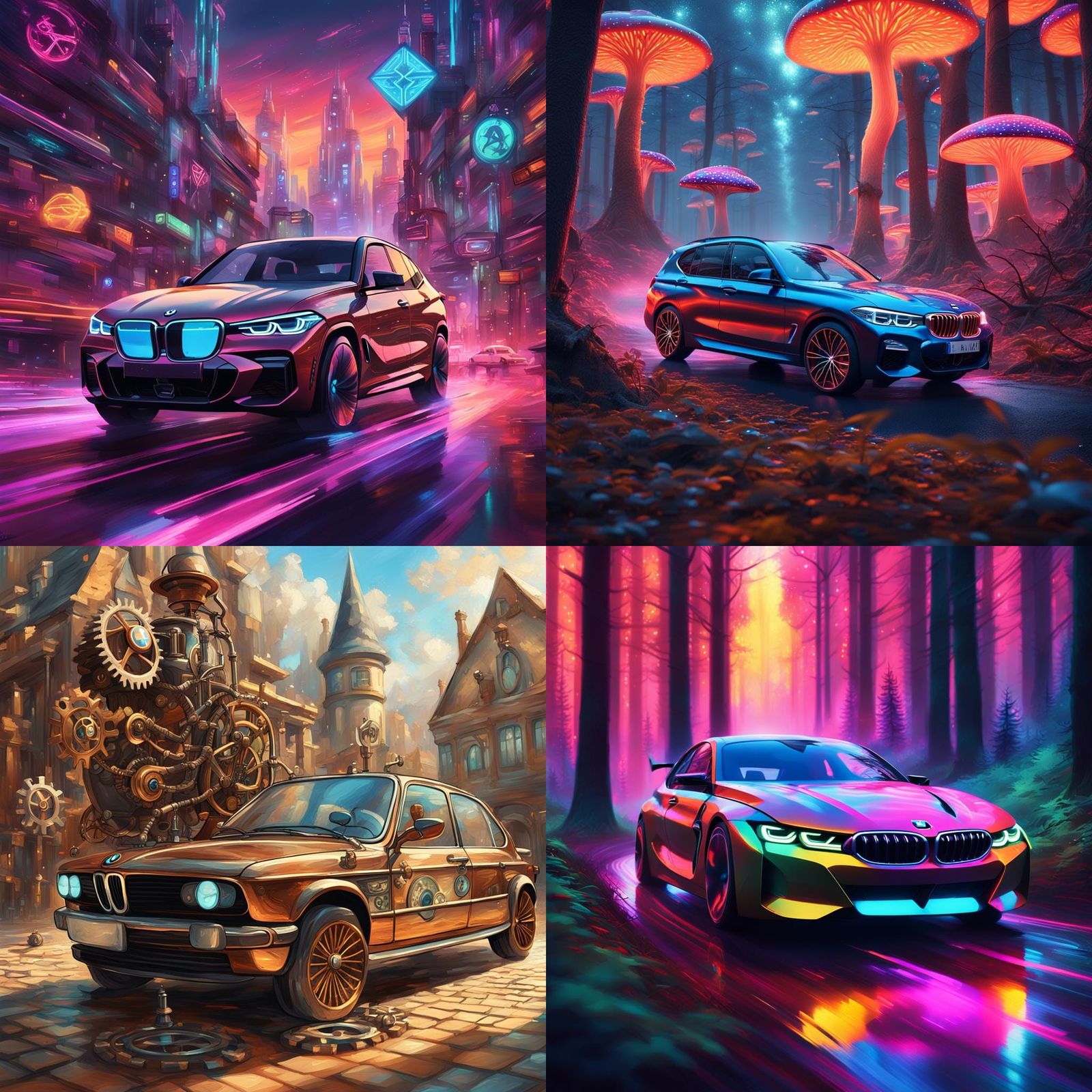 Detailed BMW Matte Painting in Unreal Engine 5