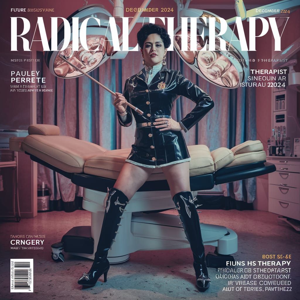 Pauley Perrette in Radically Chic Air Therapy Attire