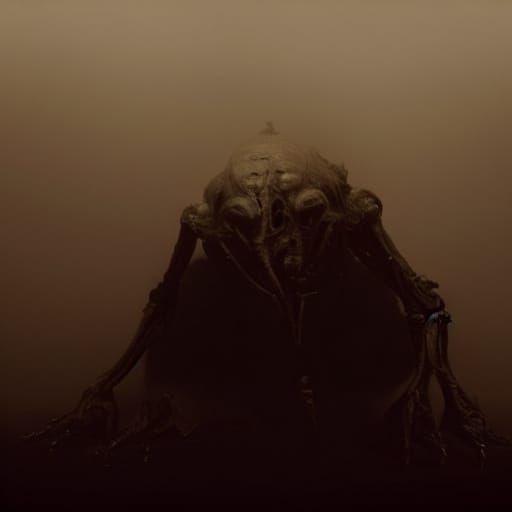 Biomechanical Horror in Sepia Tones: A Decaying Masterpiece